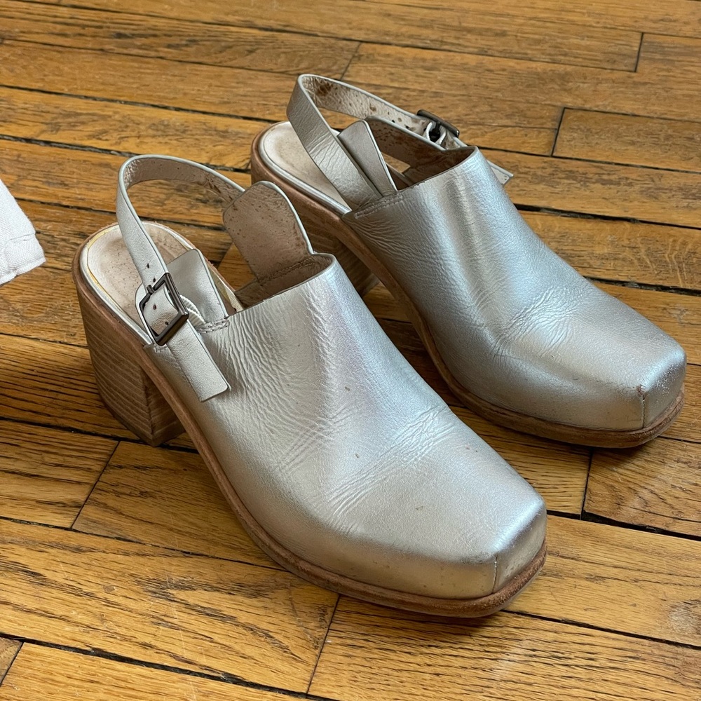 Intentionally Blank Silver Honcho Mules, 36